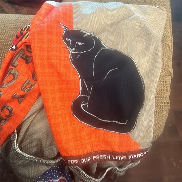 Verge Cycling Jersey Men's Size Large 3/4 Hidden Front Zipper Short Sleeves EUC - Picture 8 of 11